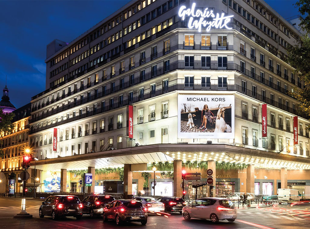 PARIS_Galeries Lafayette - banner Haussmann