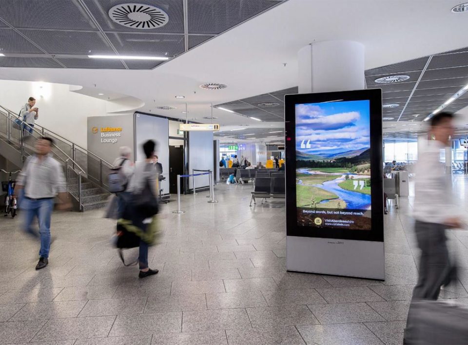 Systèmes de publicité dans les aéroports en Allemagne Systèmes de publicité dans les aéroports en Allemagne