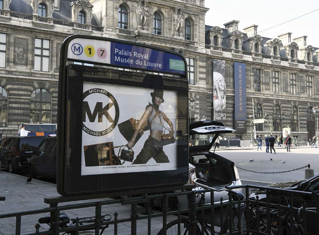 europemedia_systèmes publicitaires France Paris entree metro shopping network