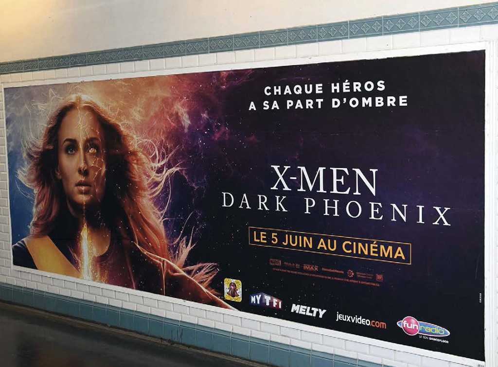 europemedia_systèmes publicitaires France Paris metro poster 400x150cm