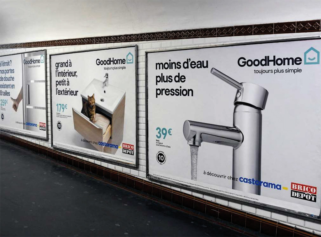 Europe Media Systèmes de publicité pour le Metro